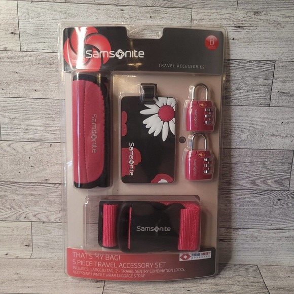 Samsonite Bags Samsonite Thats My Bag Accessory Kit 5 Piece Pink New In Package Poshmark